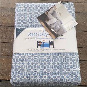 NWT full/queen duvet cover